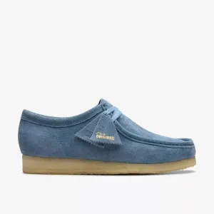 Clarks Men's Wallabee French Blue Suede 26179164