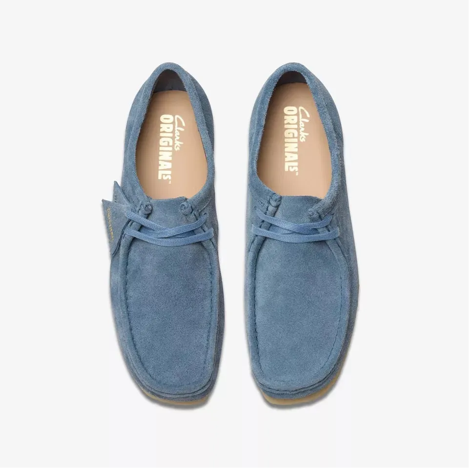 Clarks Men's Wallabee French Blue Suede 26179164