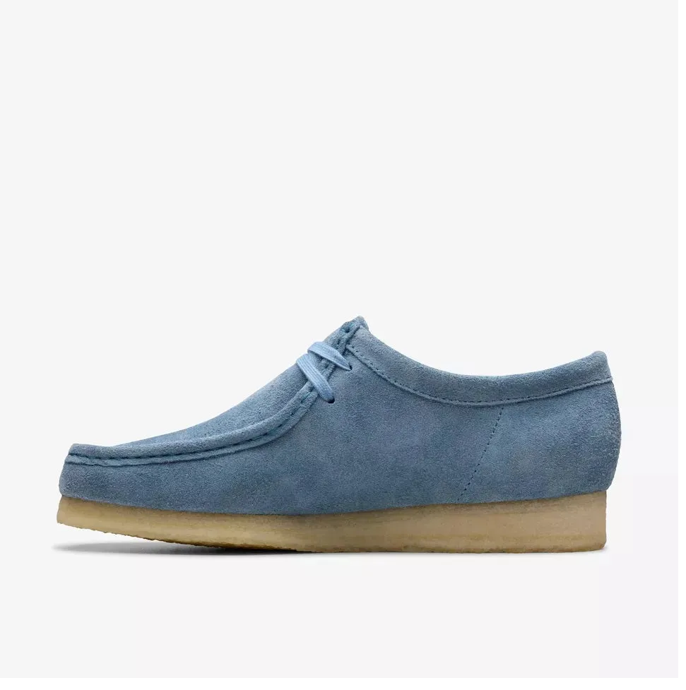Clarks Men's Wallabee French Blue Suede 26179164