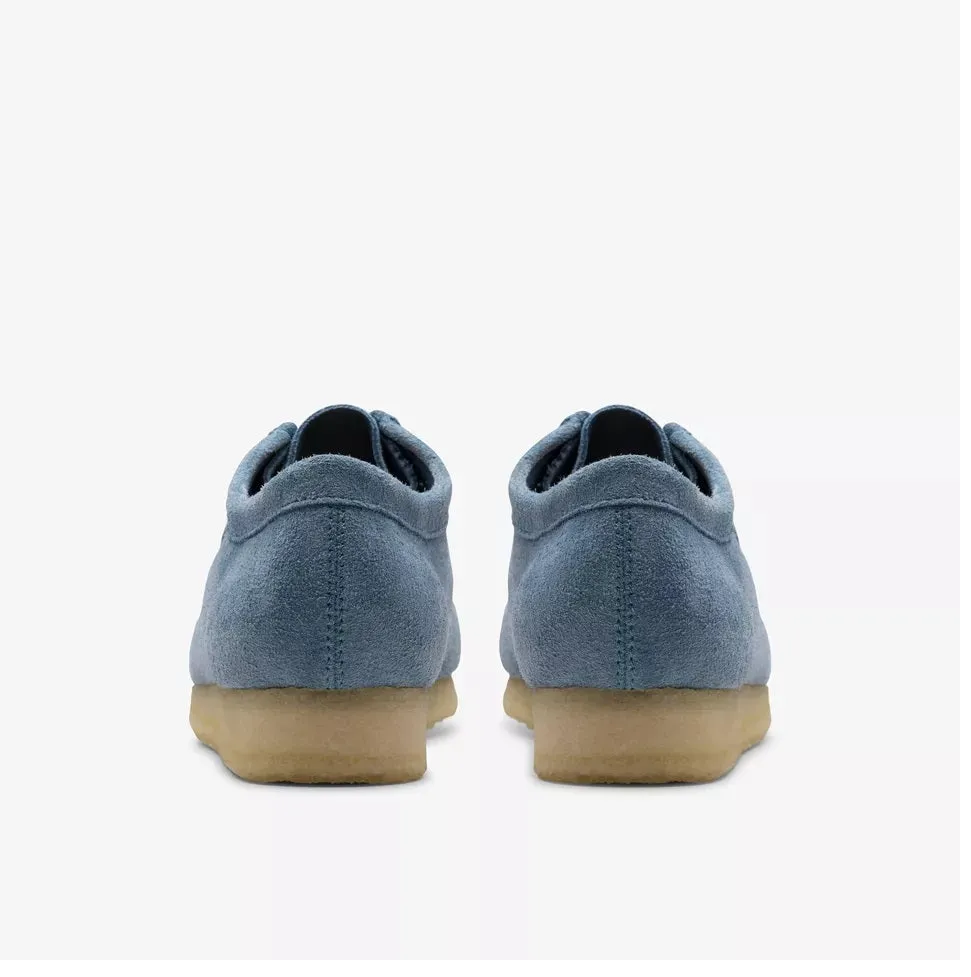 Clarks Men's Wallabee French Blue Suede 26179164