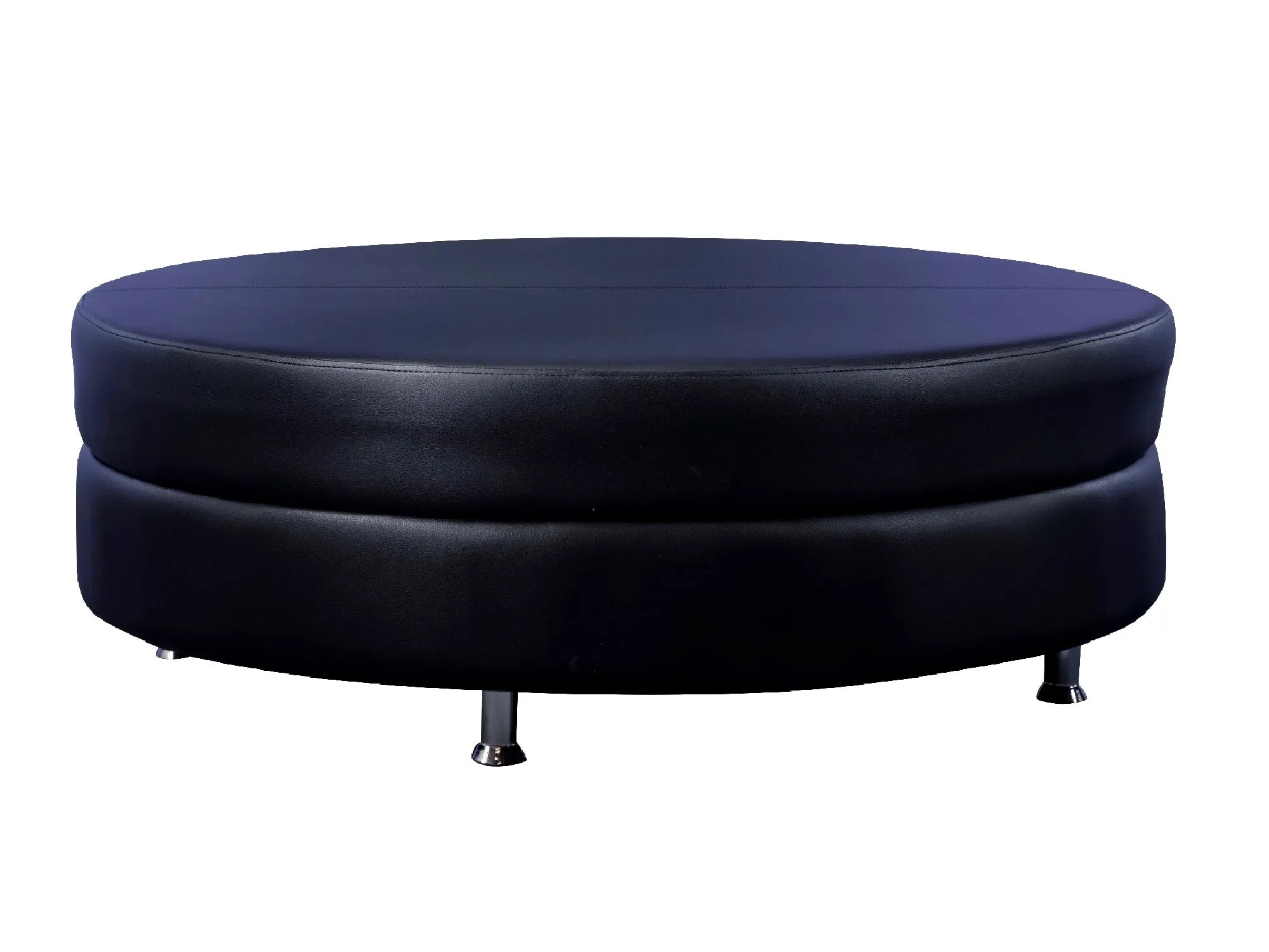 CLUB XL OTTOMAN - BLACK
