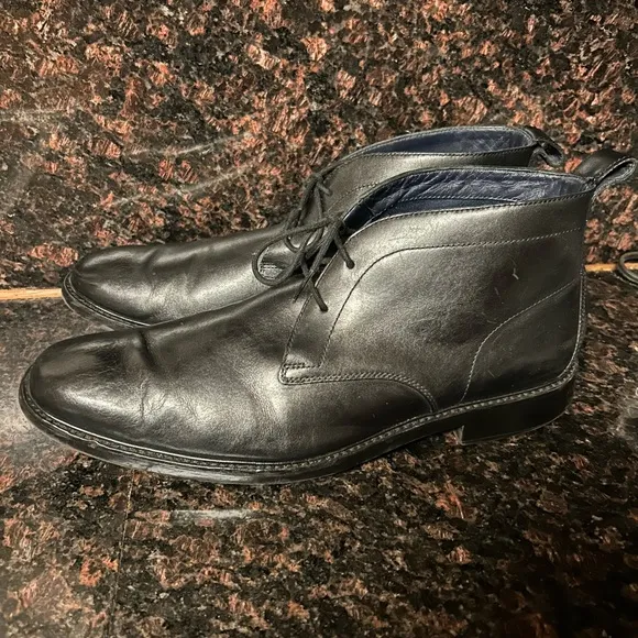 Cole Haan Kennedy Grand Waterproof Chukka leather Boot Black 13