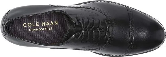 Cole Haan Men's Dawson Grand 360 WP Cap Toe Oxford Black Wp C33327