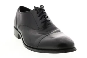 Cole Haan Williams C12202 Mens Black Wide Oxfords & Lace Ups Cap Toe Shoes