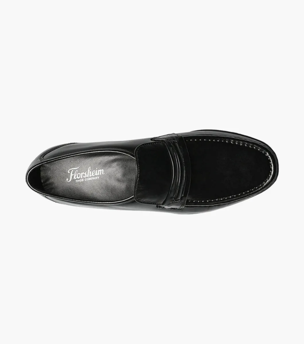 Como Moc Toe Strap Loafer-Black | Florsheim