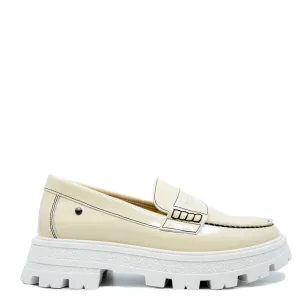 Confetti Cream Patent Chunky Penny Loafer