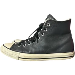 Converse Chuck Taylor All Star Fur Lined Leather High Top Black Unisex W9.5 M7.5