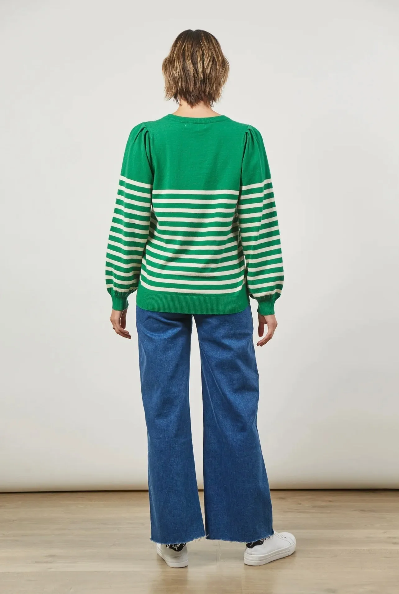 Cosmo Stripe Jumper ~ Meadow