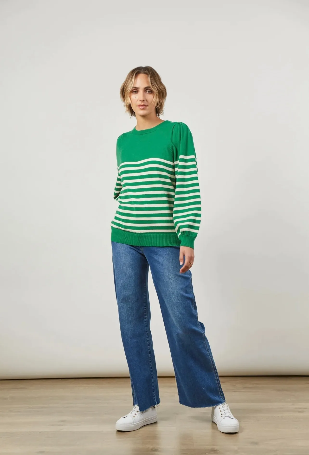 Cosmo Stripe Jumper ~ Meadow