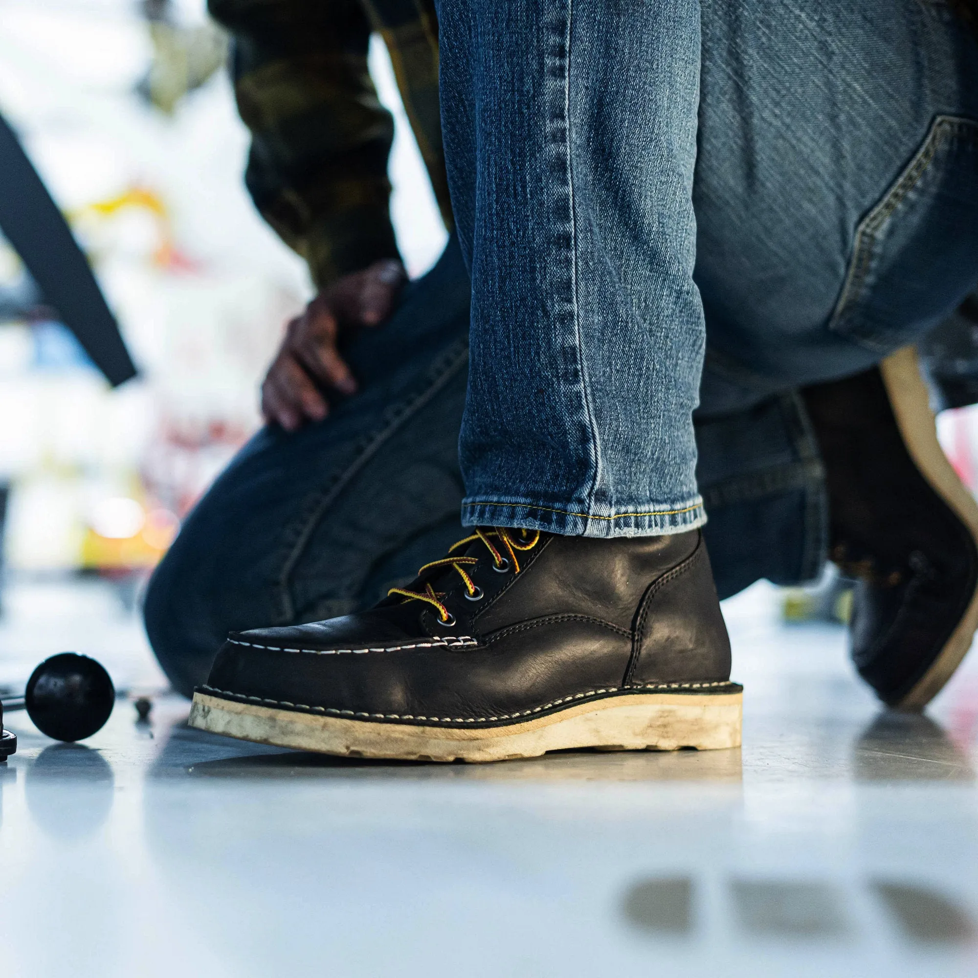 Danner Bull Run Moc Toe Black Boot