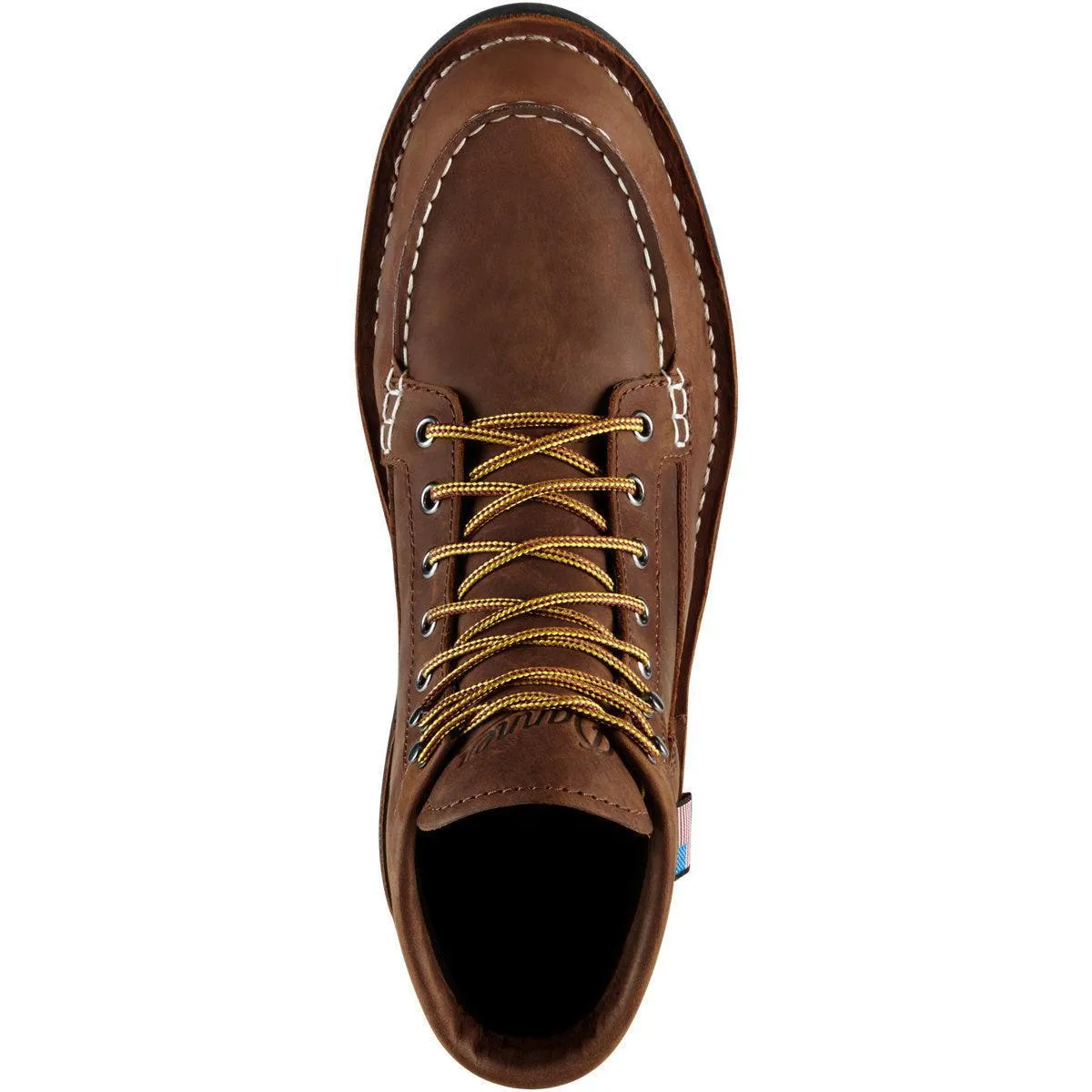 Danner Men's Bull Run GORE-TEX® 6" Steel Toe Waterproof Work Boot - Tobacco - 15593