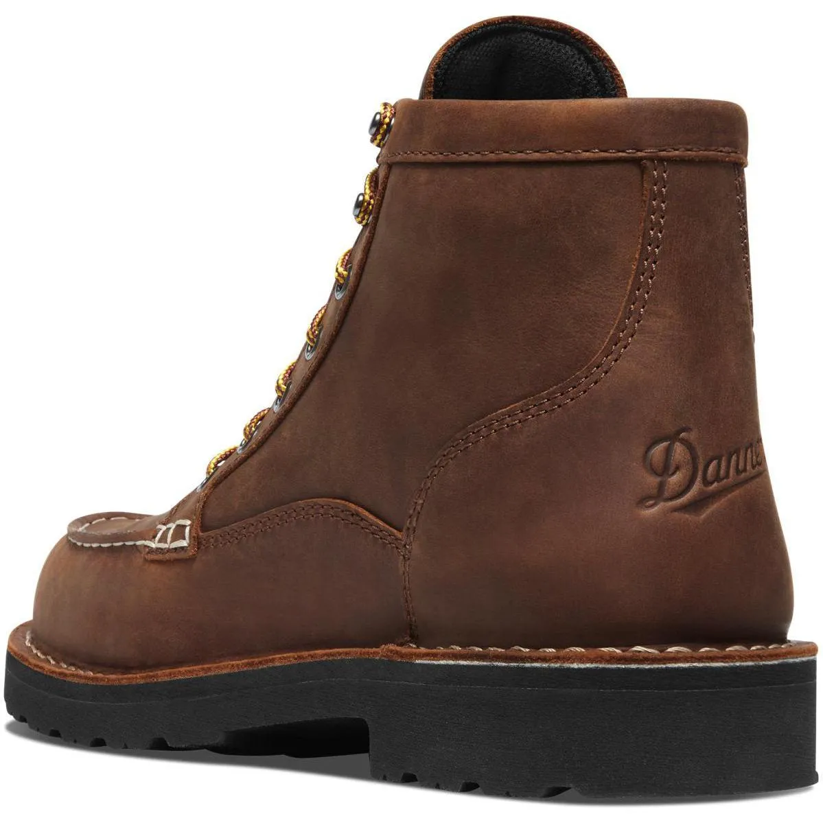 Danner Men's Bull Run GORE-TEX® 6" Steel Toe Waterproof Work Boot - Tobacco - 15593
