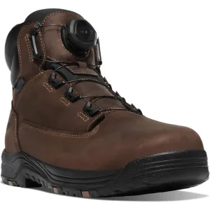 Danner Men's Caliper BOA 6" Aluminum Toe Waterproof Work Boot - Brown - 19420