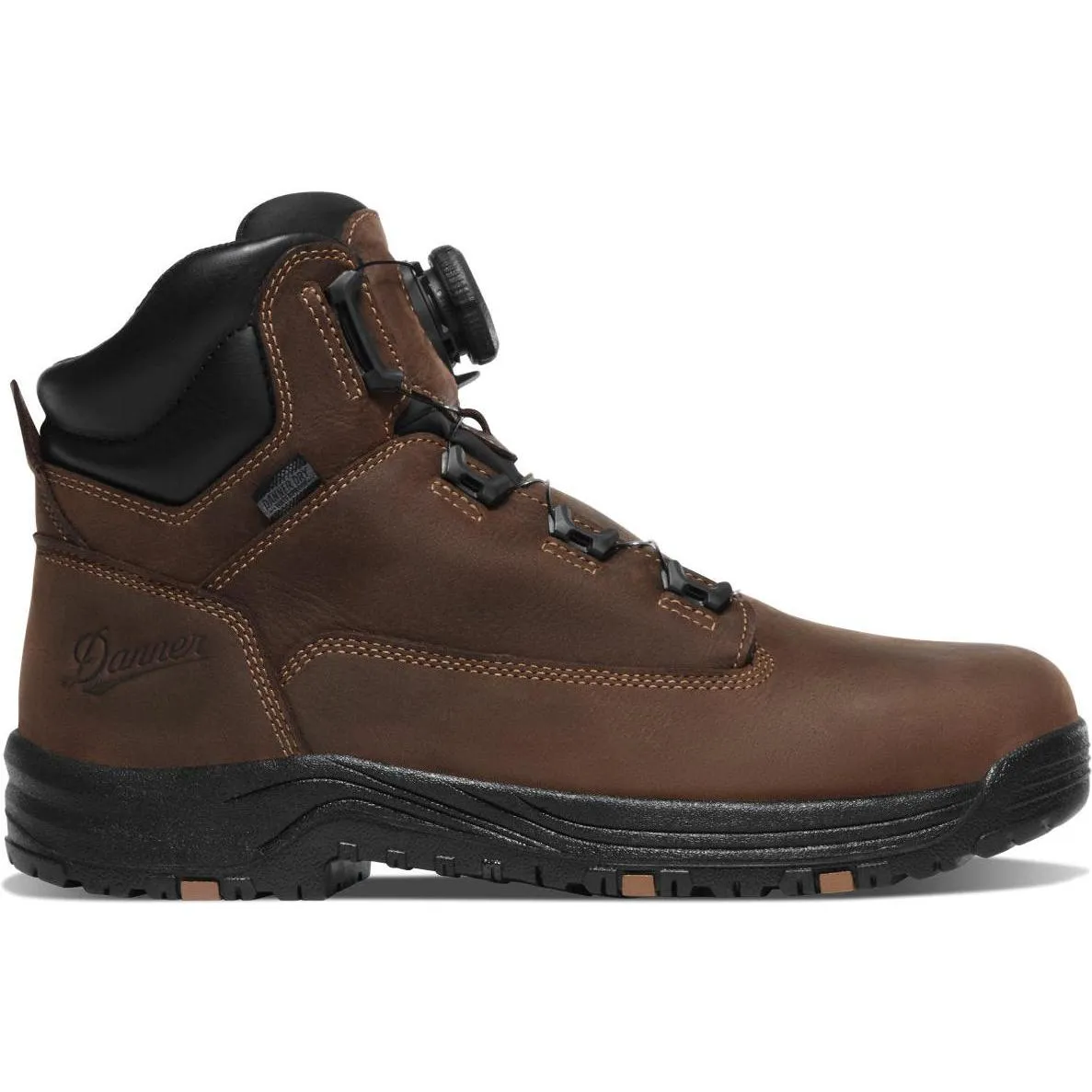 Danner Men's Caliper BOA 6" Aluminum Toe Waterproof Work Boot - Brown - 19420