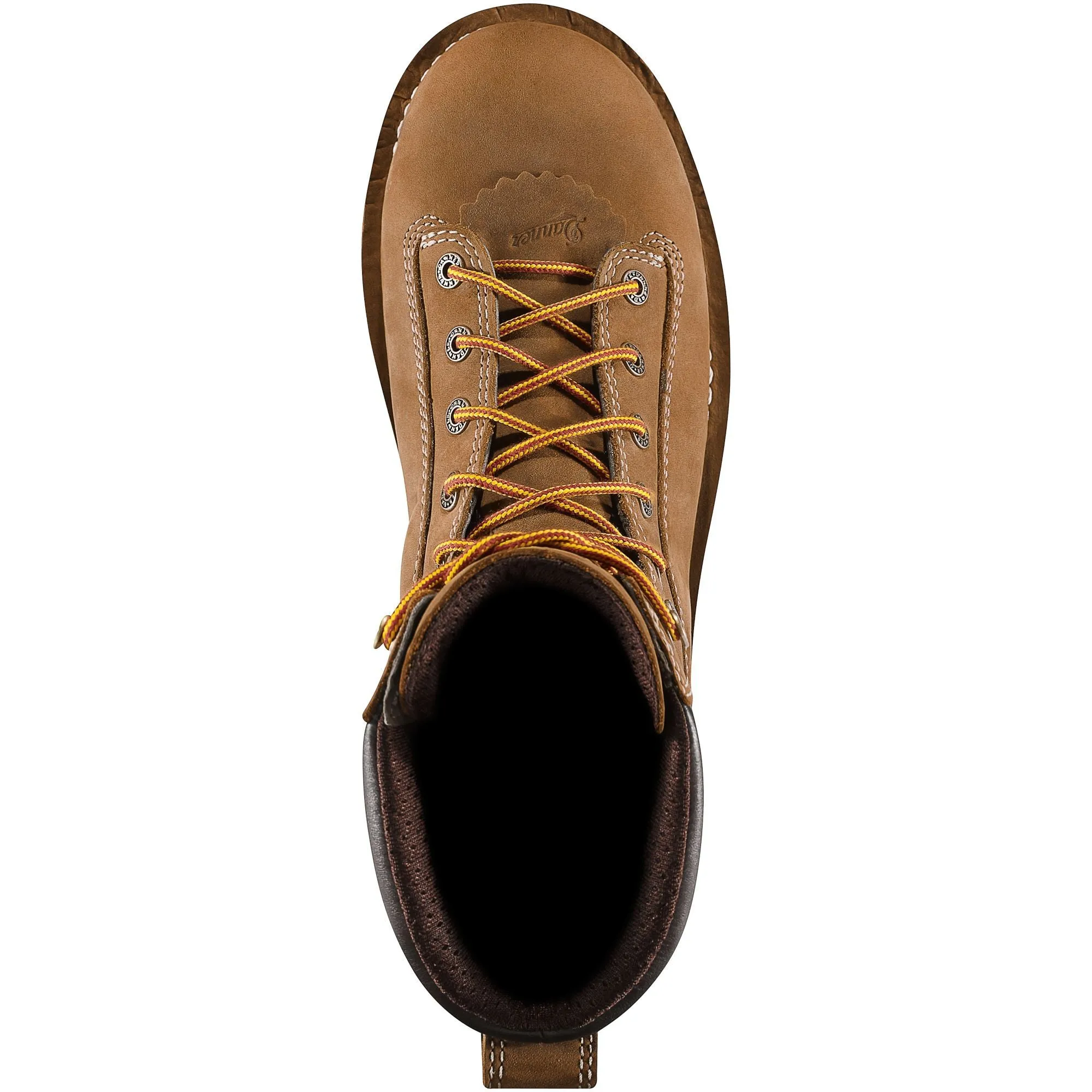 Danner Men's Quarry USA Made 8" Composite Toe Ins Waterproof Work Boot Brown 17321