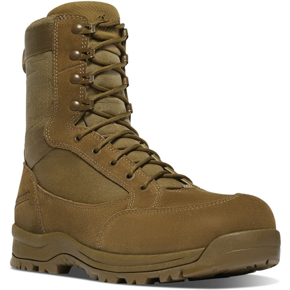 Danner Men's Tanicus 8" Composite Toe Waterproof Side Zipper 400G Military Boot -Coyote- 55325