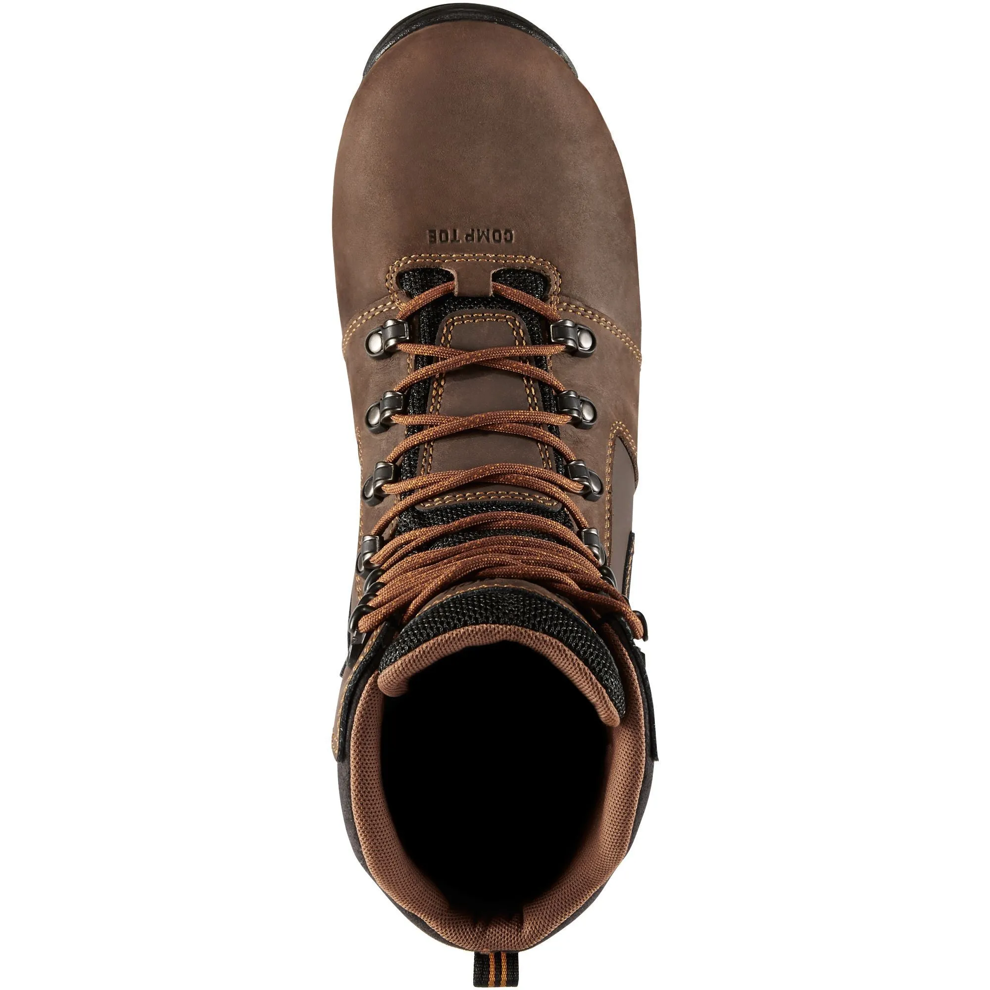 Danner Men's Vicious 8" Composite Toe Insulated Waterproof Work Boot Brown - 13874