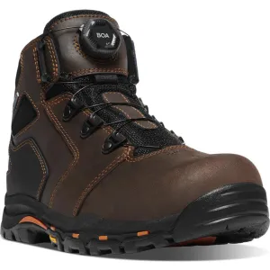 Danner Men's Vicious BOA 4.5" Composite Toe Waterproof Work Boot - Brown - 13800