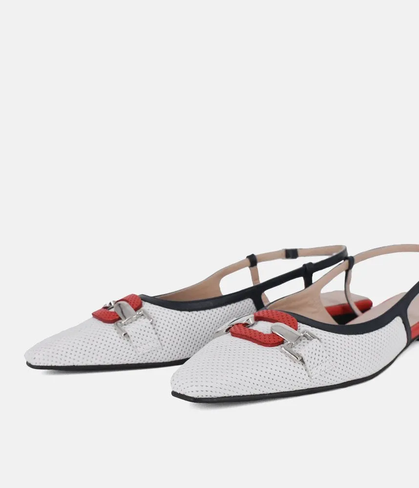 Dansi Nautical Inspired Slingback Flats