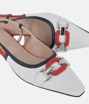 Dansi Nautical Inspired Slingback Flats