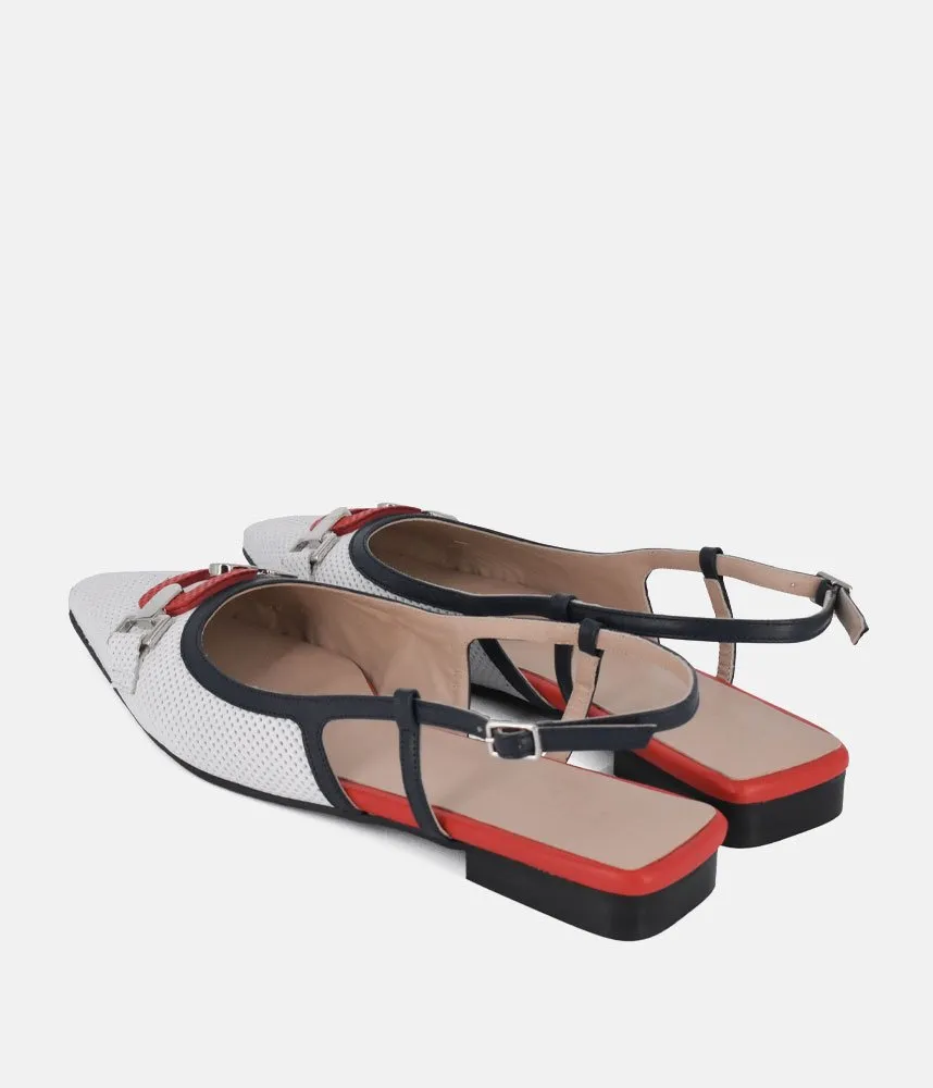 Dansi Nautical Inspired Slingback Flats
