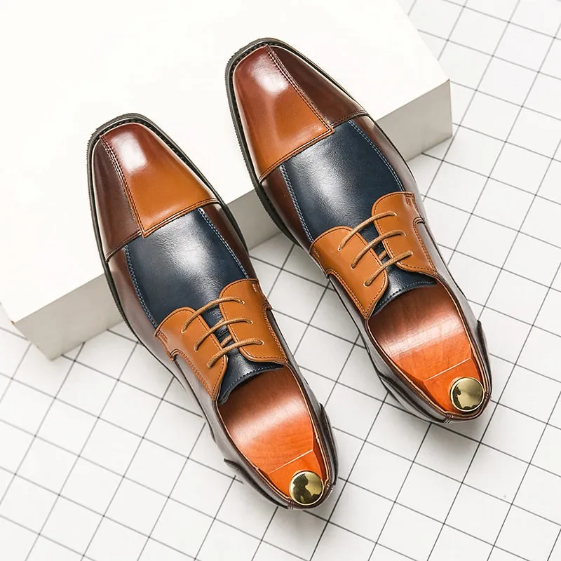 DapperStride Cap Toe Derby Shoes