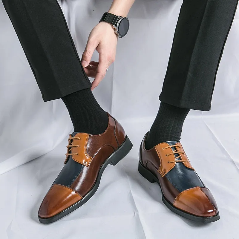 DapperStride Cap Toe Derby Shoes