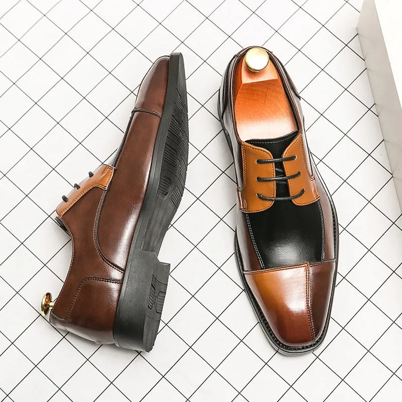 DapperStride Cap Toe Derby Shoes