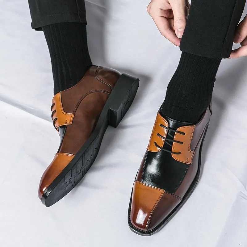 DapperStride Cap Toe Derby Shoes