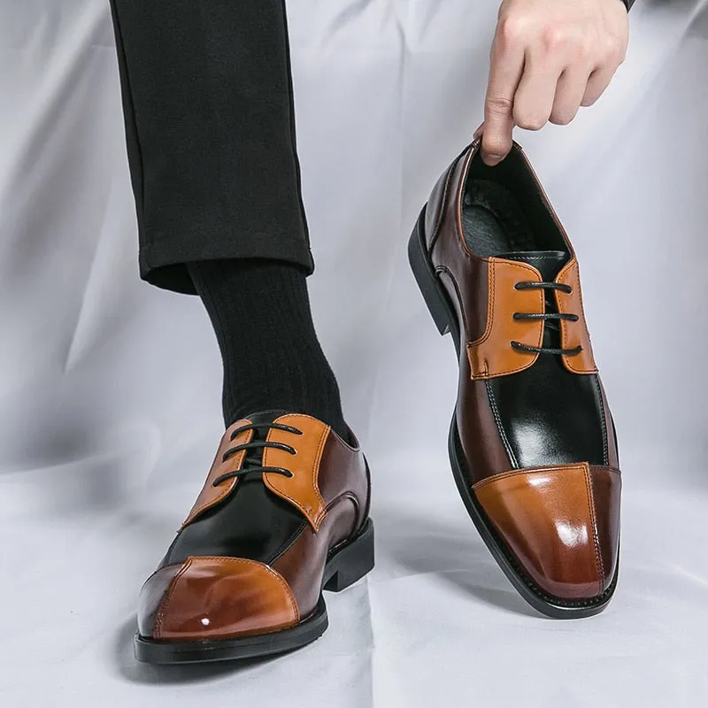 DapperStride Cap Toe Derby Shoes
