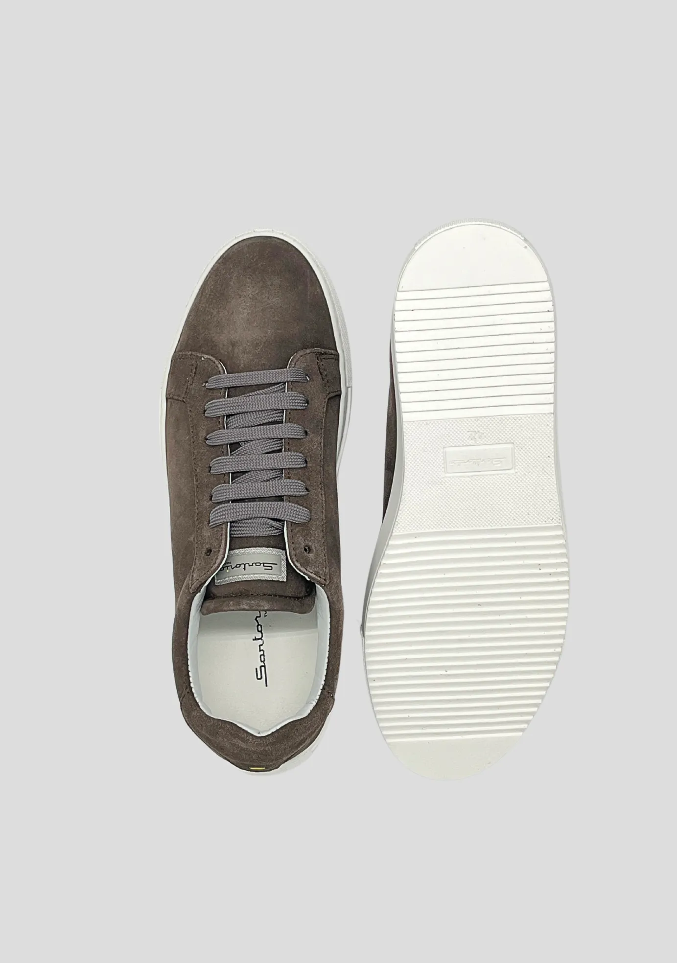 Dark Brown Suede Sneakers