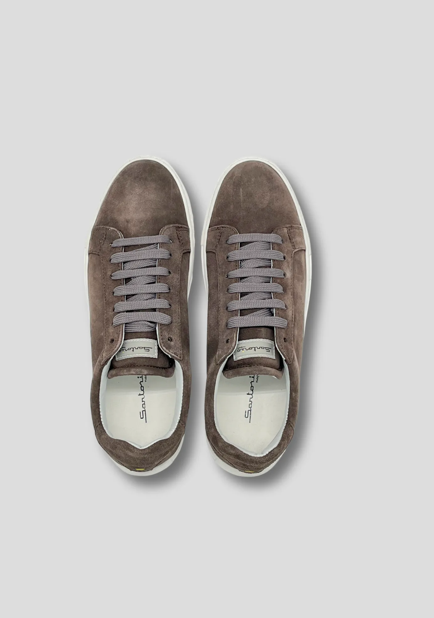 Dark Brown Suede Sneakers