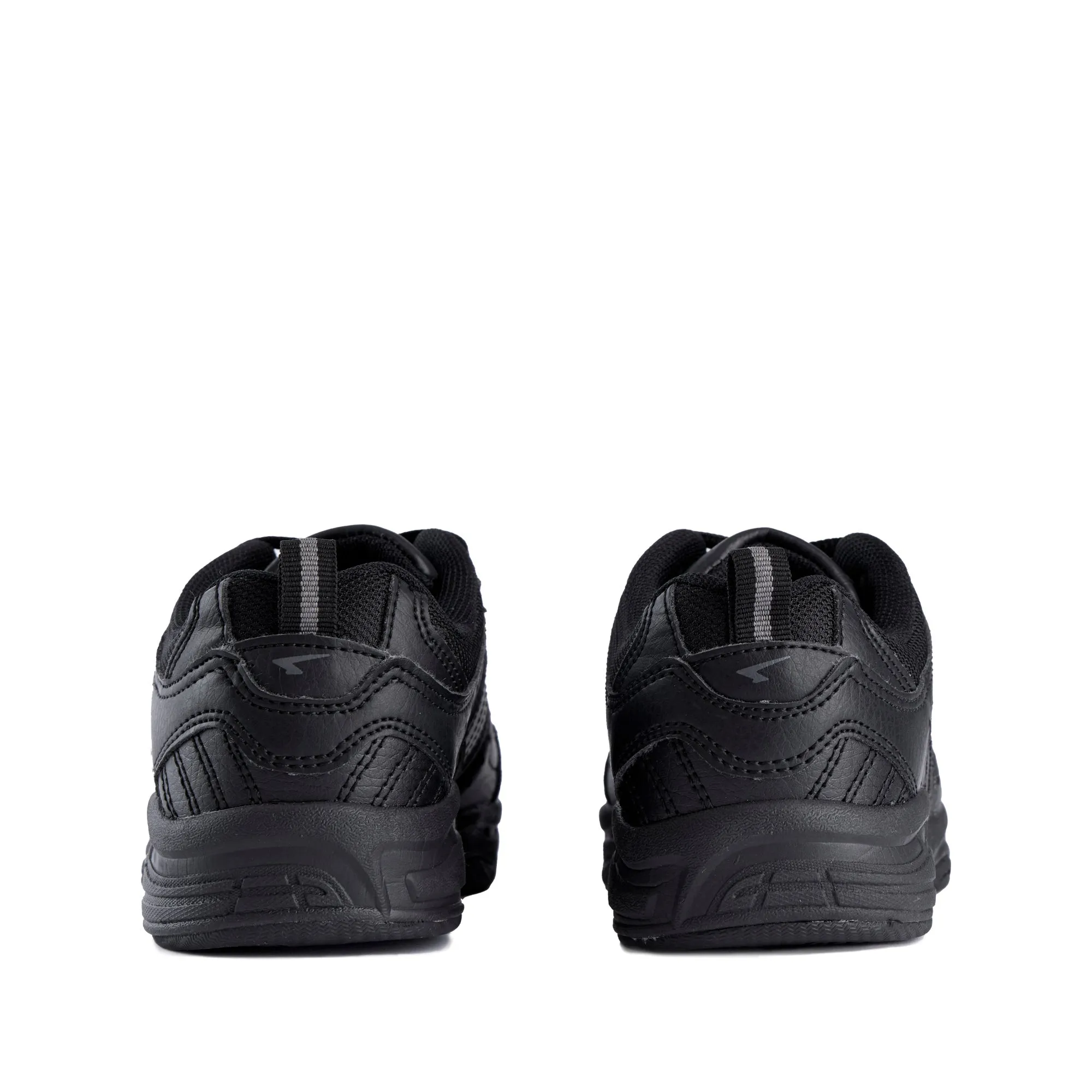 Defy Junior Leather Lace Up  Cross Trainer - Black