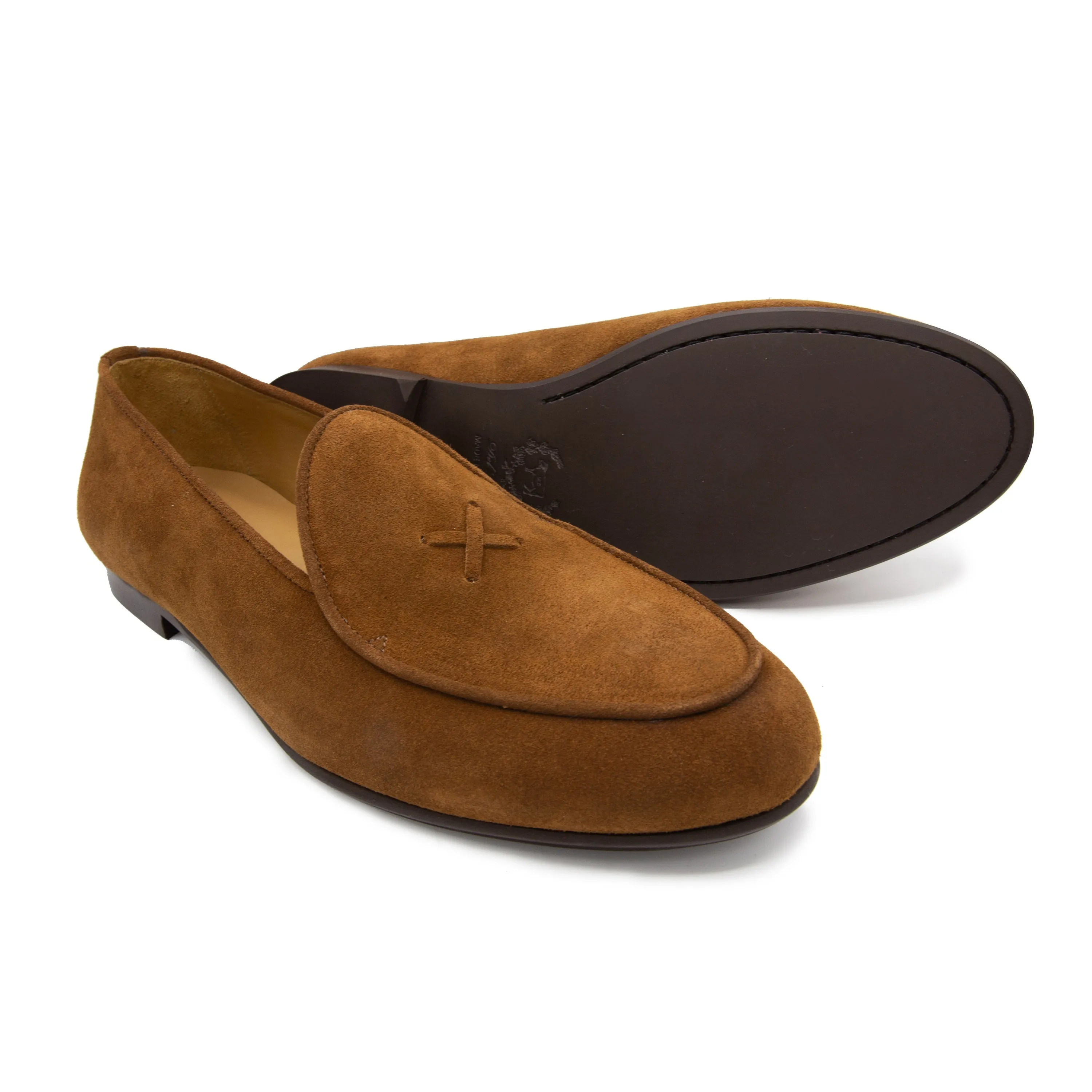 Del Toro Cognac Suade Milano Loafer