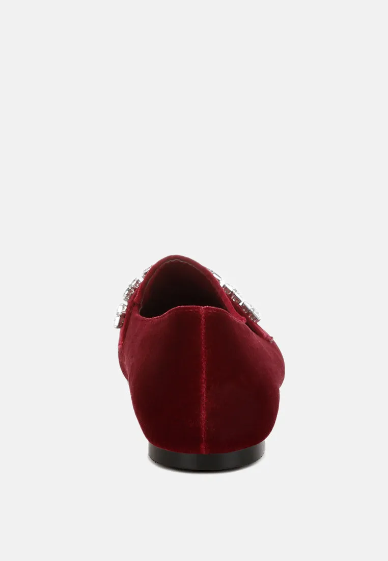 Diamante Strap Loafers By MODE