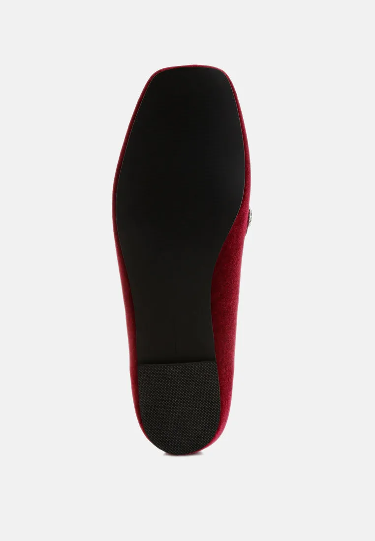 Diamante Strap Loafers By MODE
