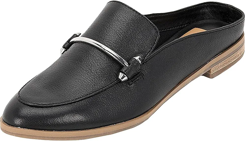 Dolce Vita Cheri Loafer Mules Black