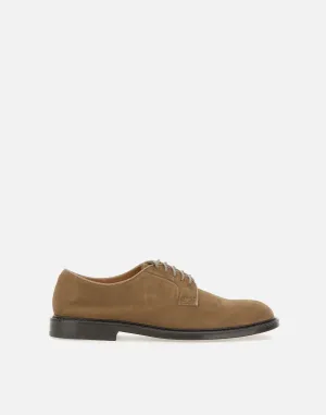 Doucals Mink Suede spetsar upp derbyskor