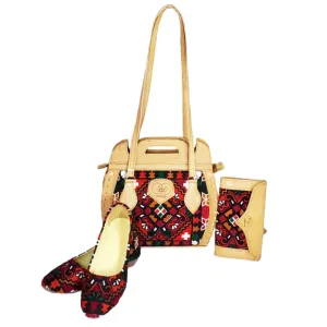 Elegant Tote and Clutch Set | Perfectly Paired with Ballet Flats Nk-201