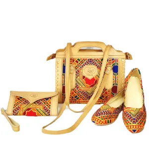 Elegant Tote and Clutch Set | Perfectly Paired with Ballet Flats Nk-213