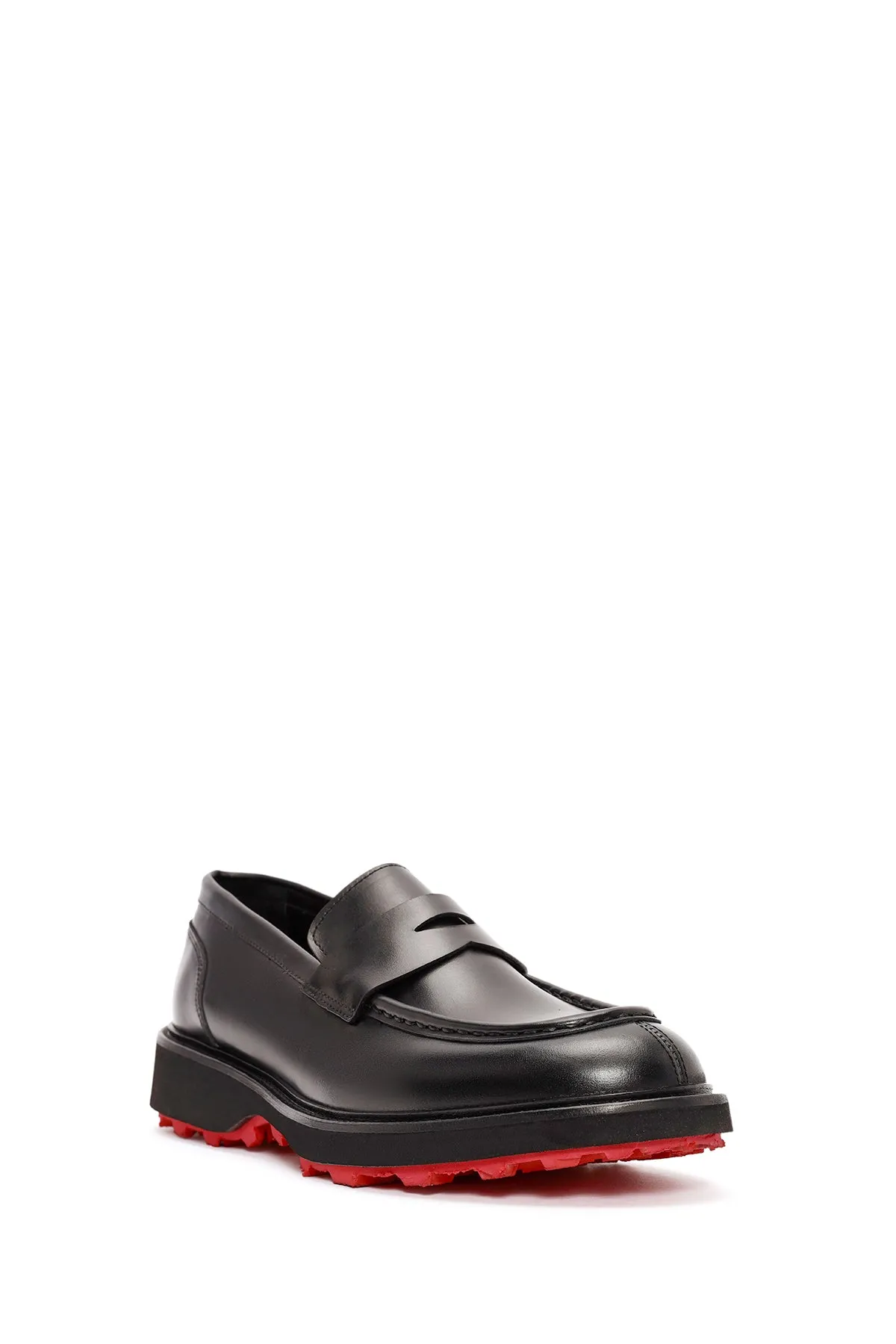 Erkek Siyah Deri Casual Loafer
