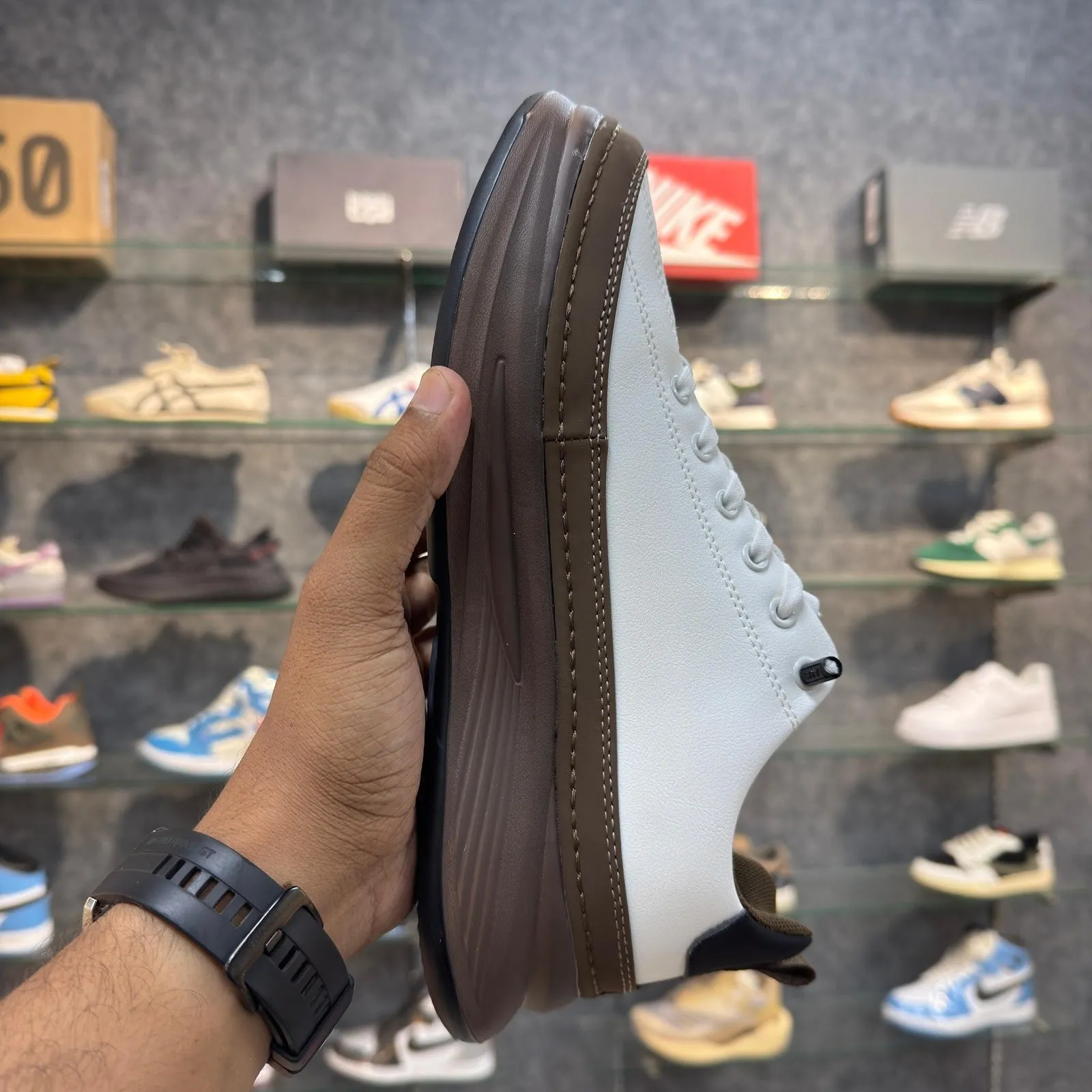 Fashion Gaegrlo Flash Brown White