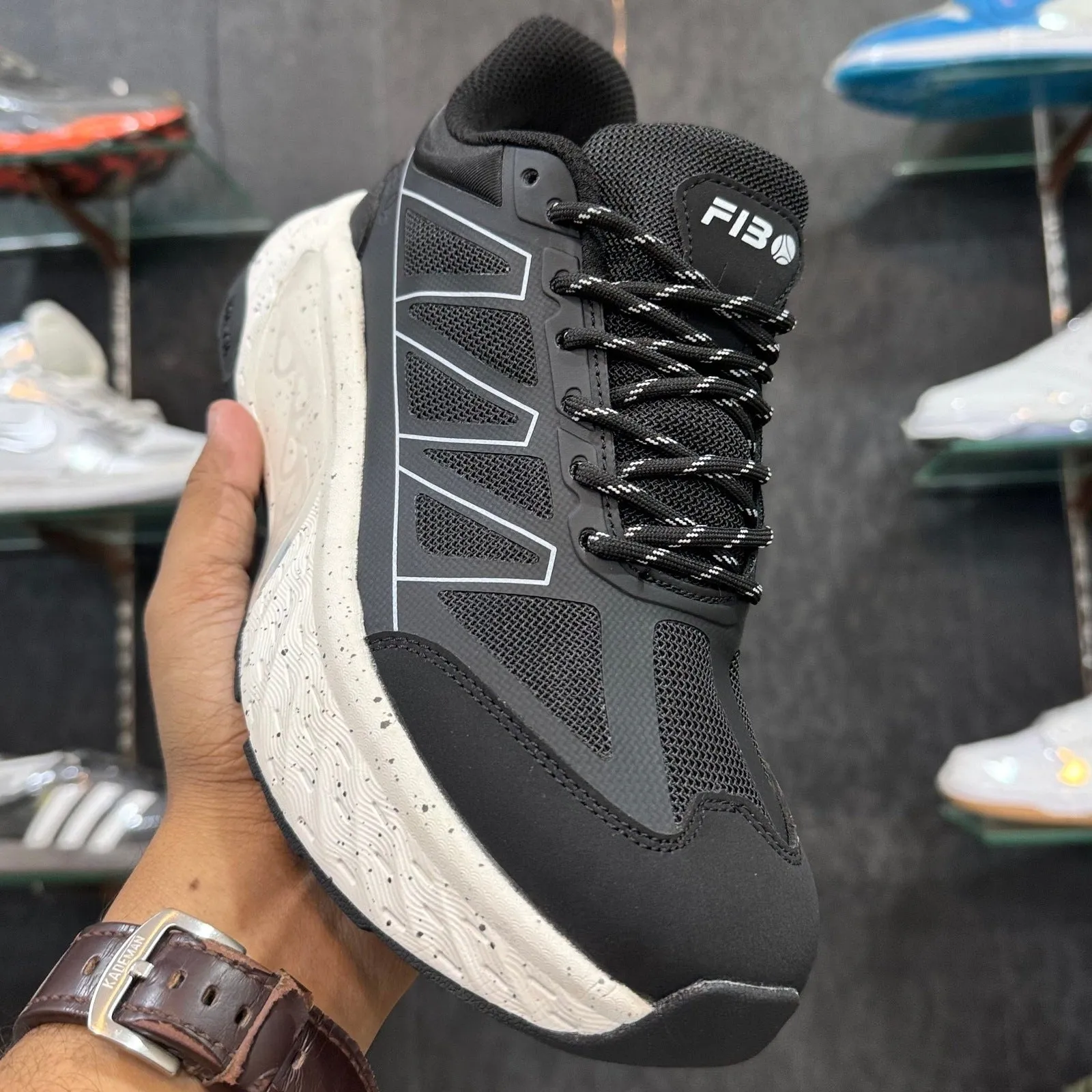 Fashion Niol Tel Black White
