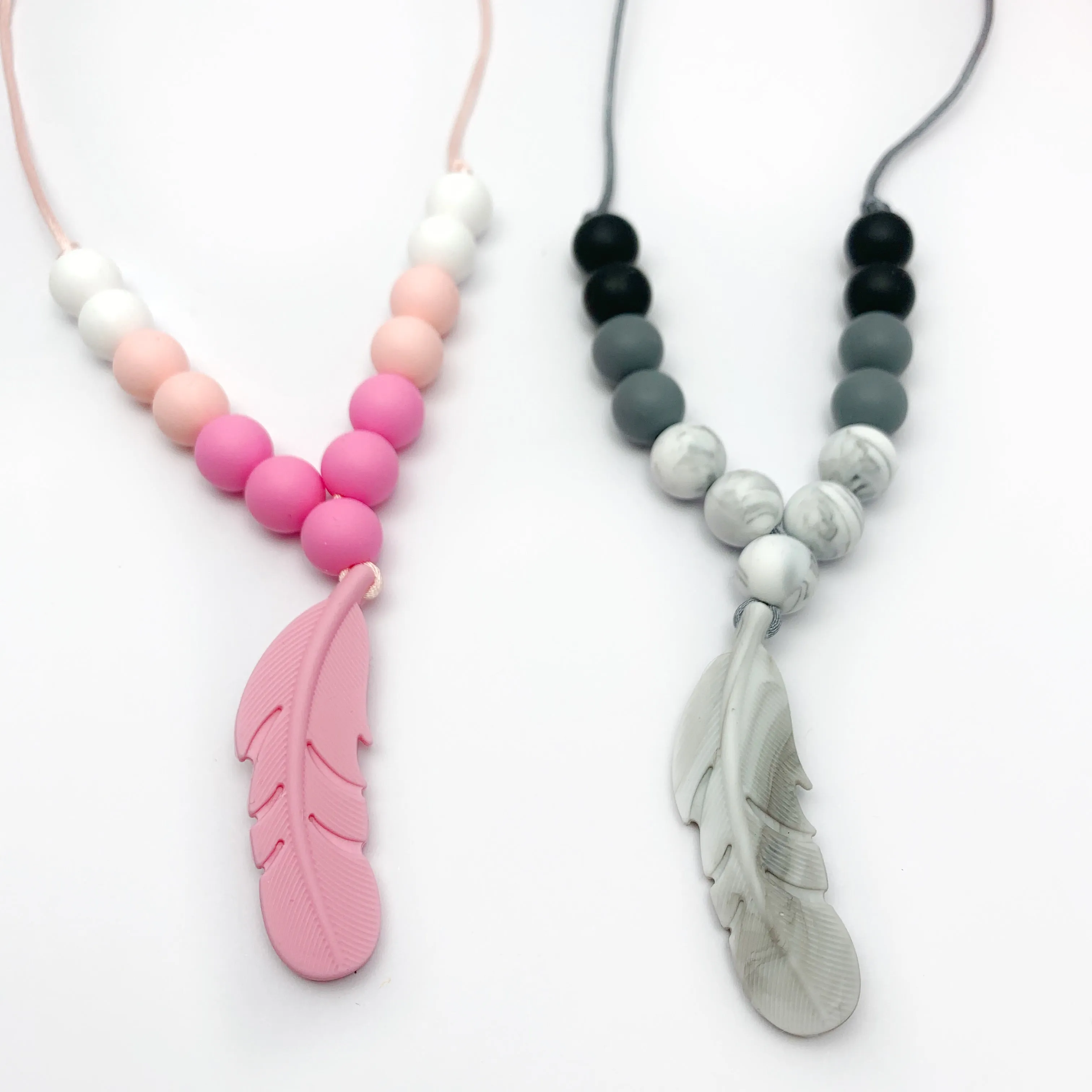Feather Autism Chew Necklace
