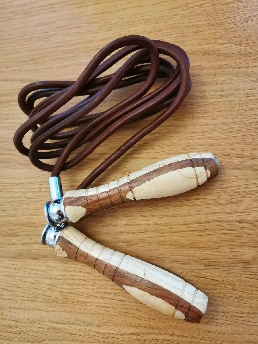 Fight Co Leather Swivel Skipping Rope