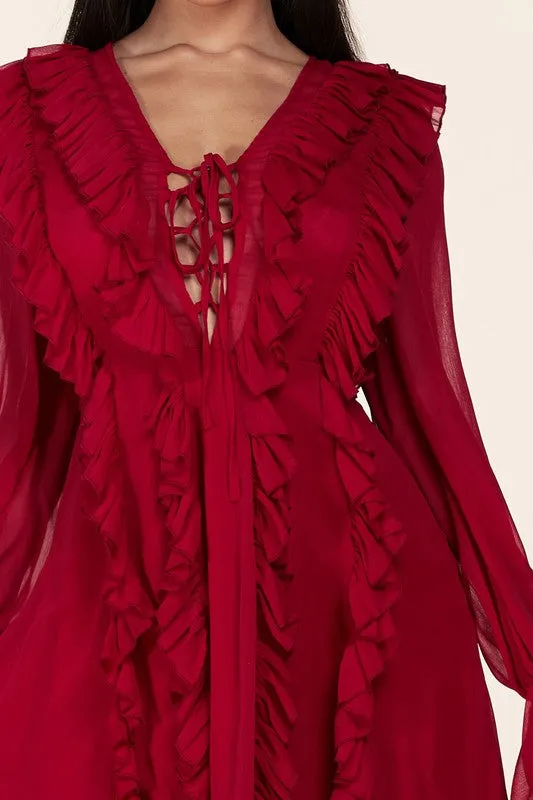 Fine Like Wine Mini Dress