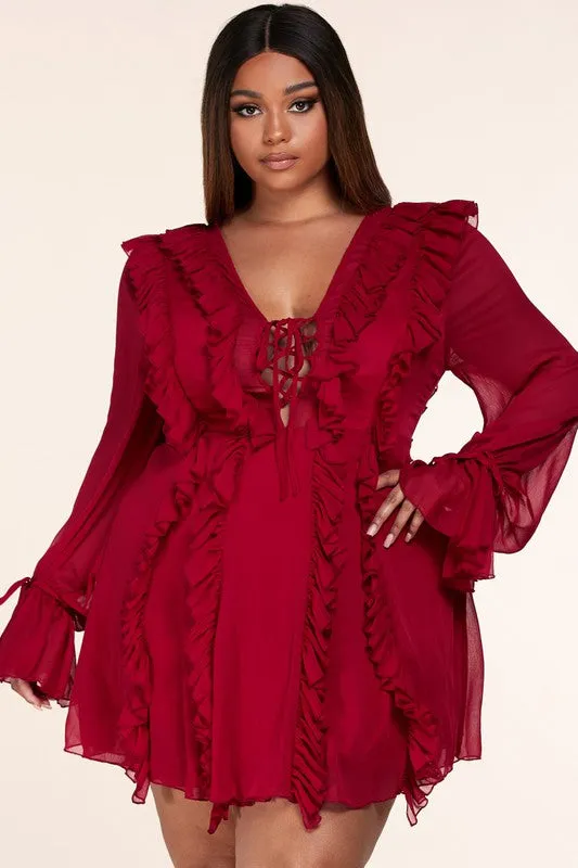 Fine Like Wine Mini Dress