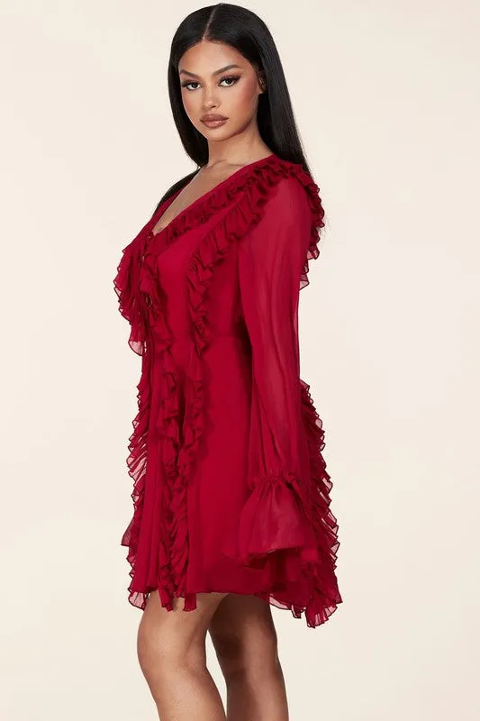Fine Like Wine Mini Dress