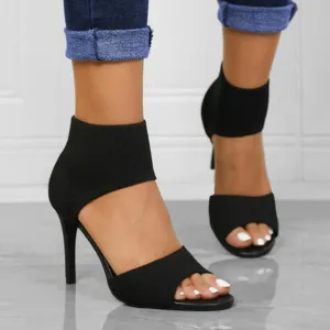 Fiona | Women's Ankle High Heels | Wide Fit