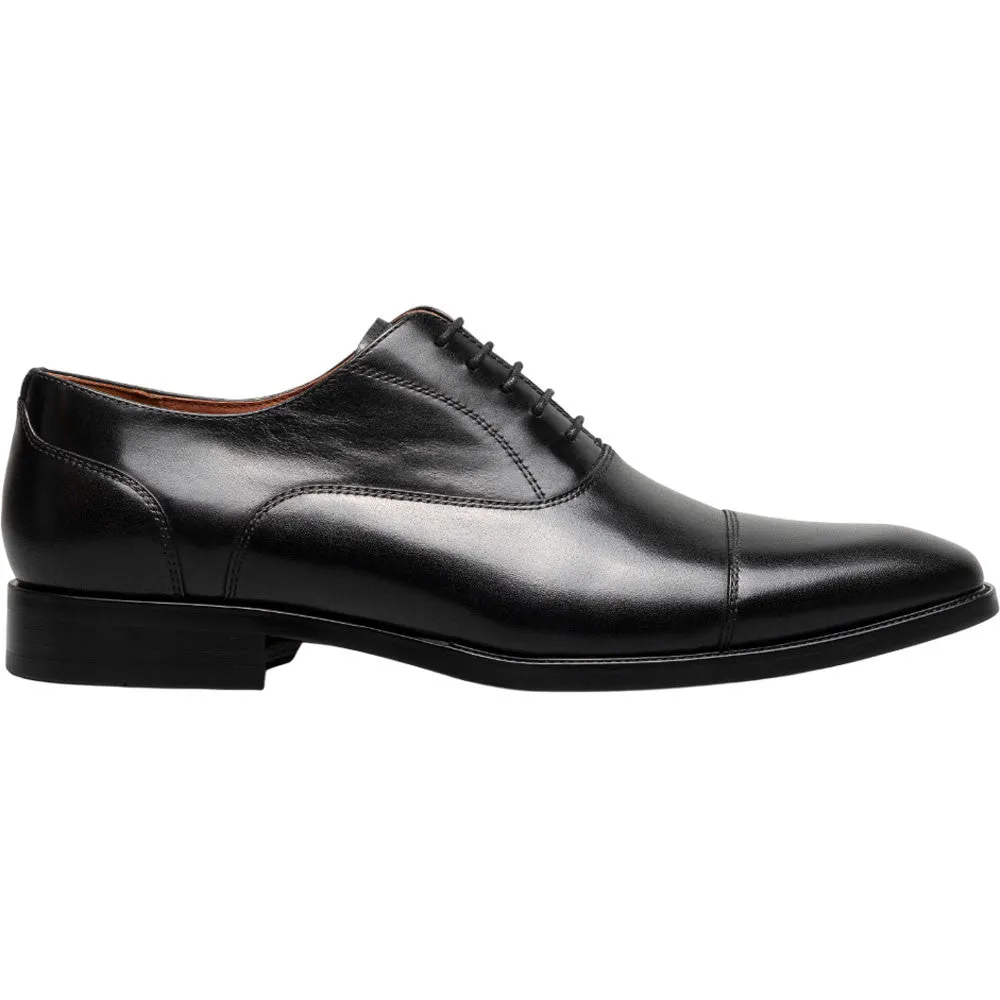 Florsheim Sorrento Black Lux Cap Toe Balmoral Oxford Men's Shoes
